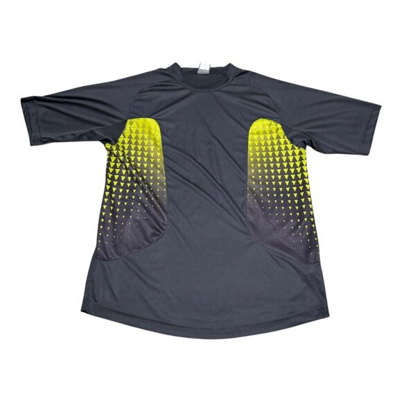 Nike 100% Polyester Gray Green Activewear Shirt Adult‎ Large - Picture 1 of 5